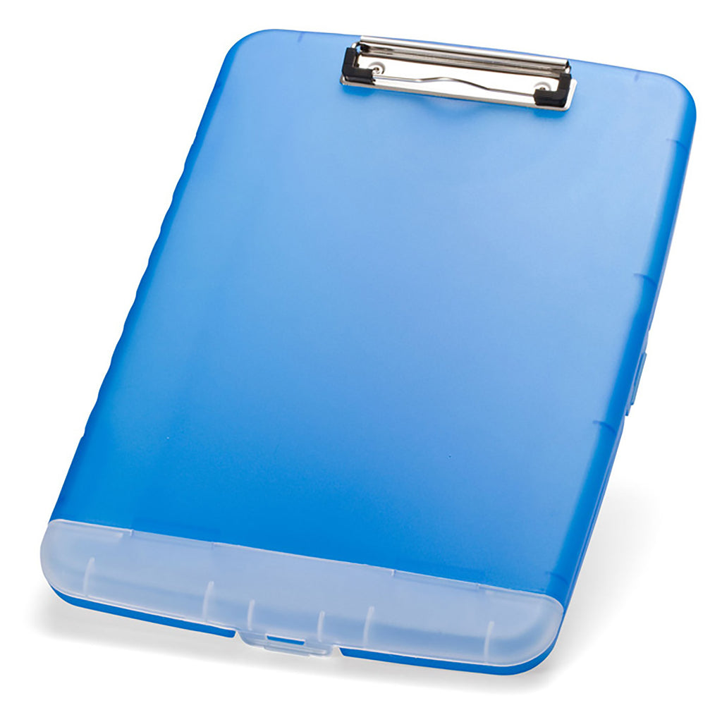 Slim Clipboard Storage Box Blue 0