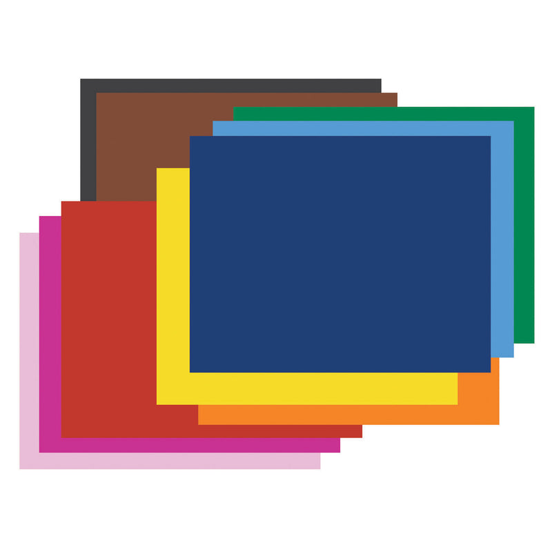 4 Ply Rr Poster Board 25 Sht Assorted 10 Colors