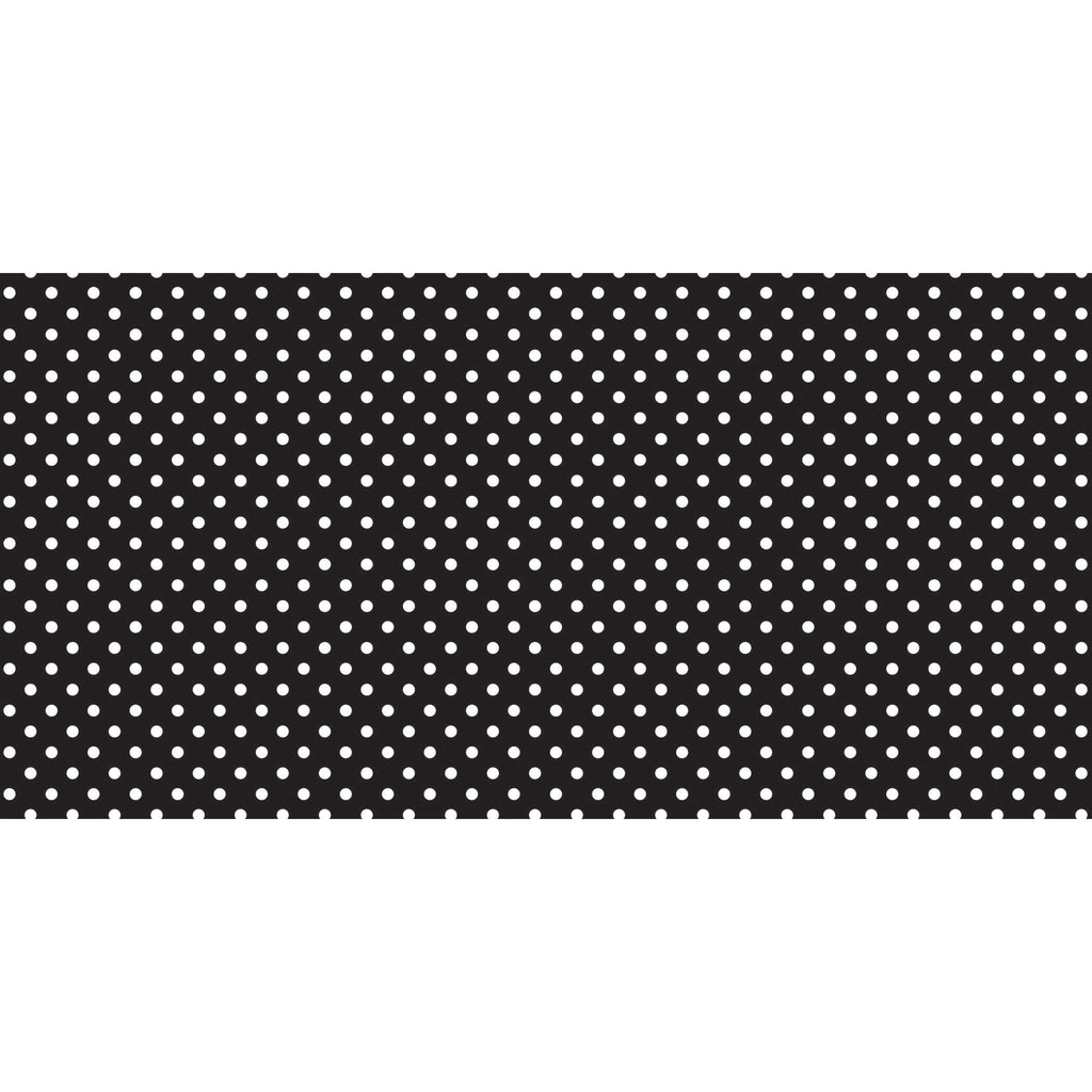 Fadeless 48x50 Classic Dots Black And White Design Roll