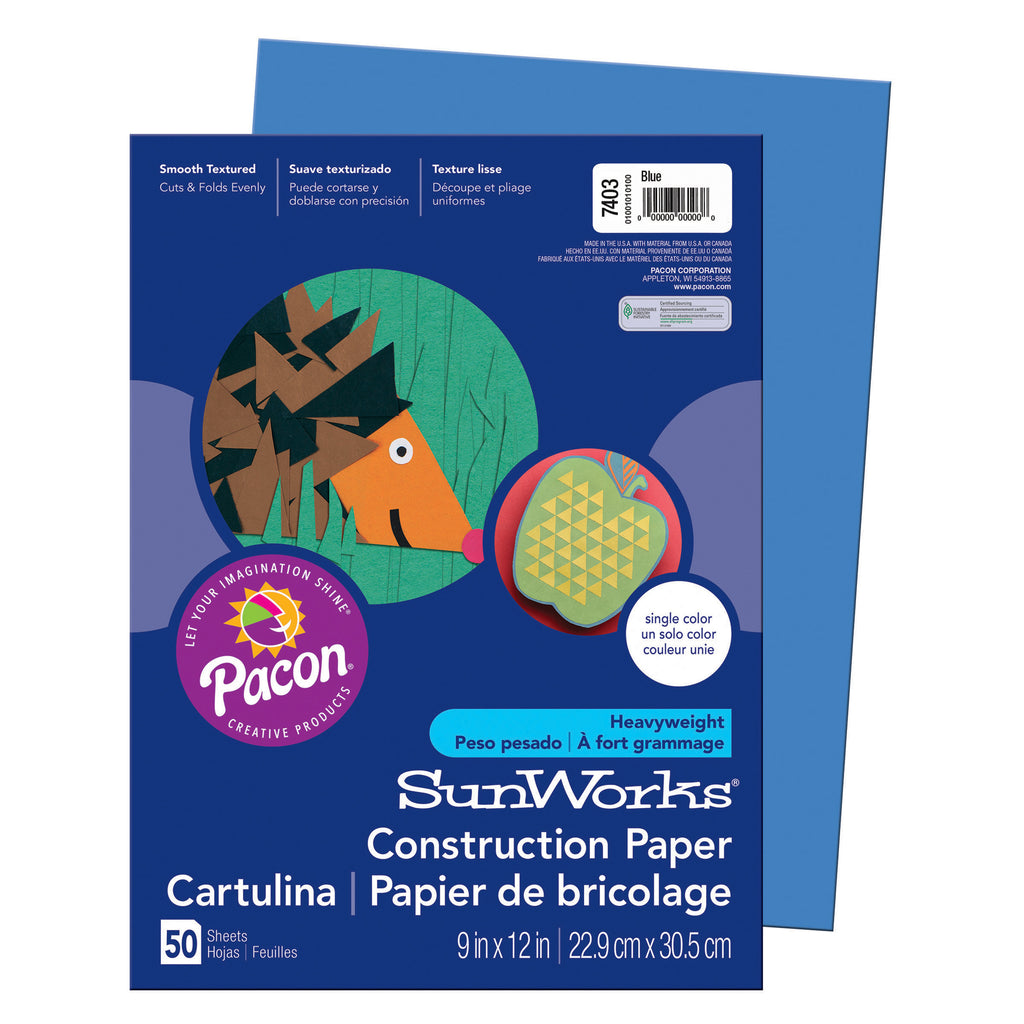 Construction Paper Blue
