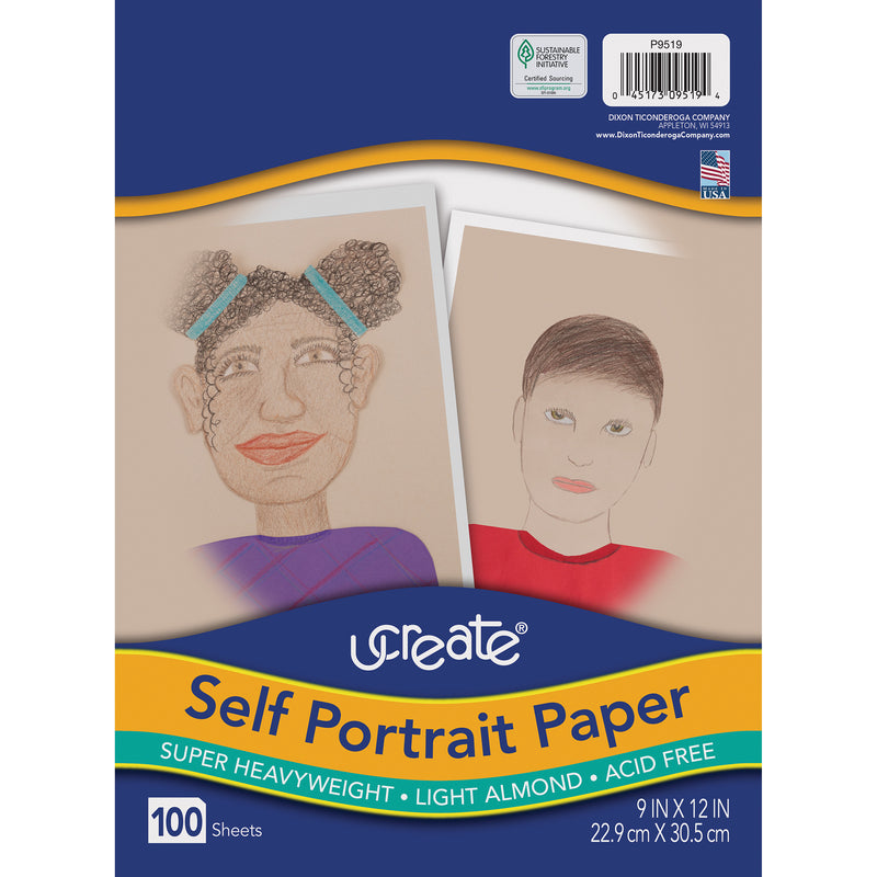 Self Portrait Paper 9x12 100 Sheets