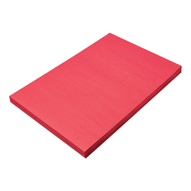 Sunworks 12x18 Holiday Red 100ct Construction Paper