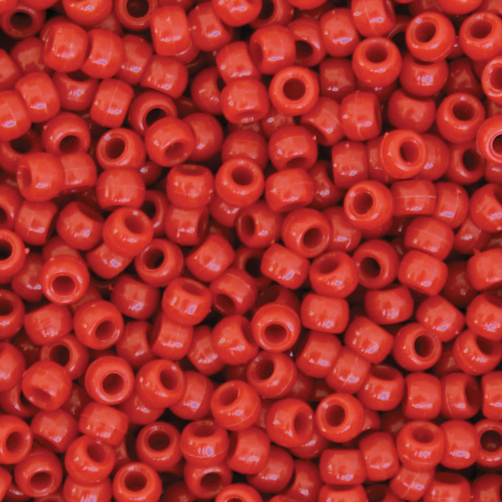 Pony Beads Red 1000 Pieces