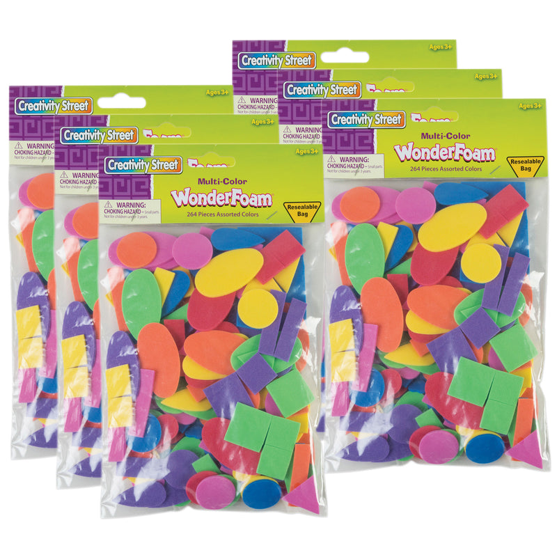(6 Pk) Shapes Assortment Assorted Sizes 264 Pieces