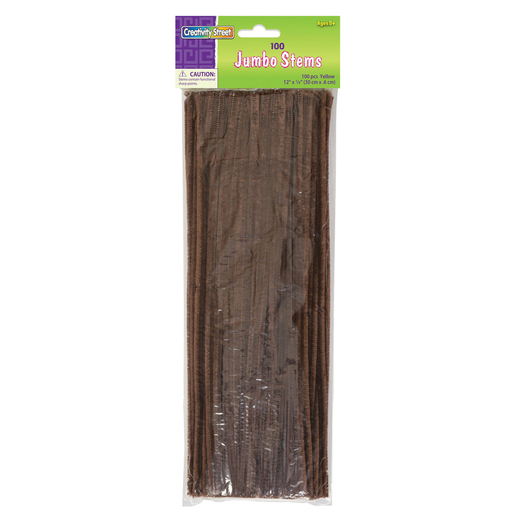 Jumbo Stems Brown 100 Pieces