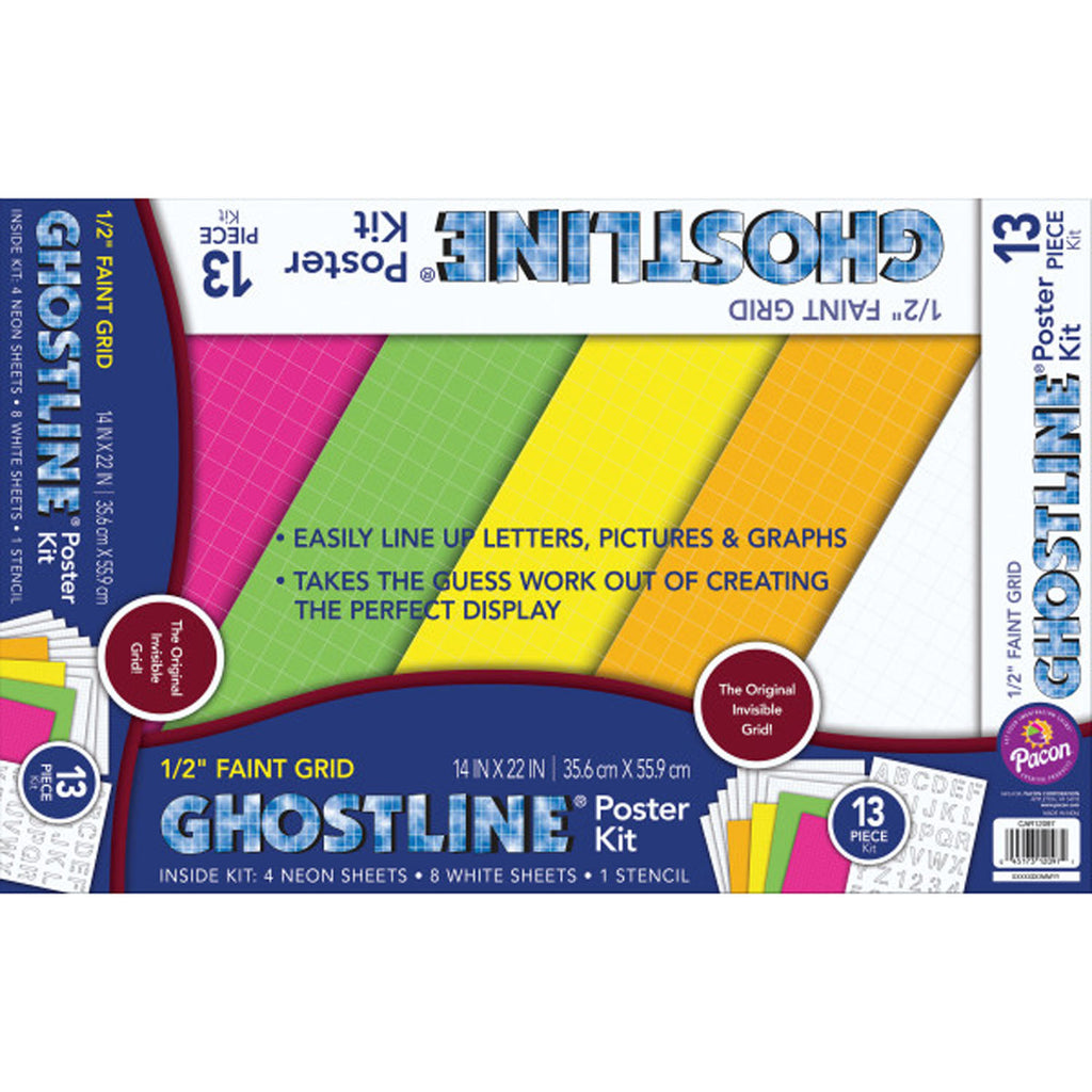Poster Board Kit Assrtd Colors 13pk