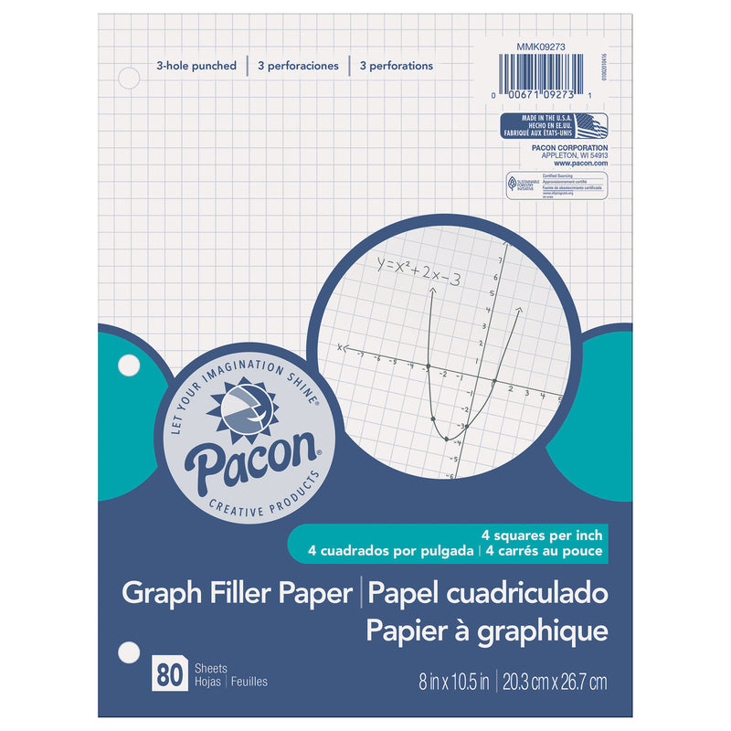 Graph Paper 1-4in Grid Ruling