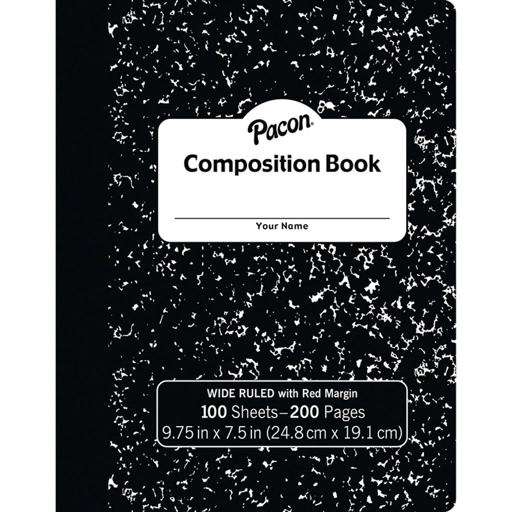 Composition Notebook 100shts 9.75 X 7.5