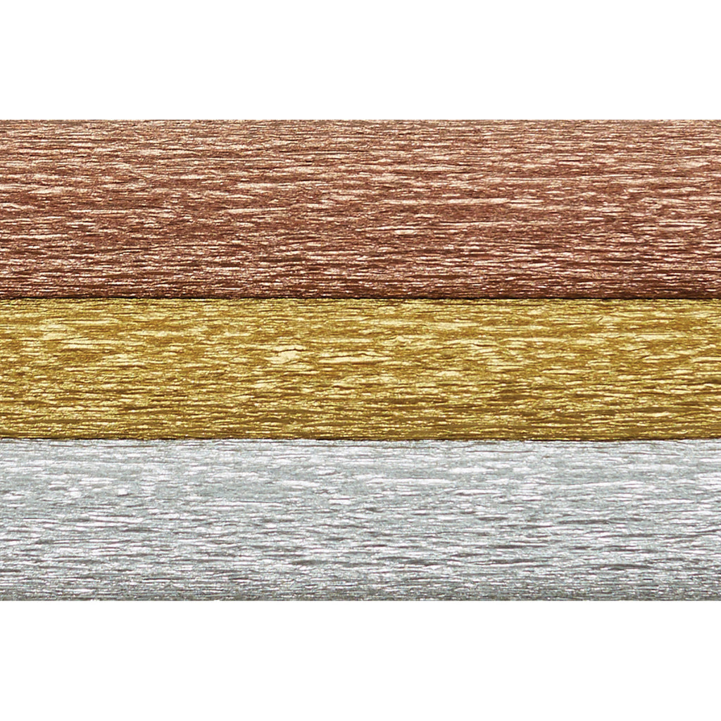 Extra Fine Crepe Papr Metallic Asst