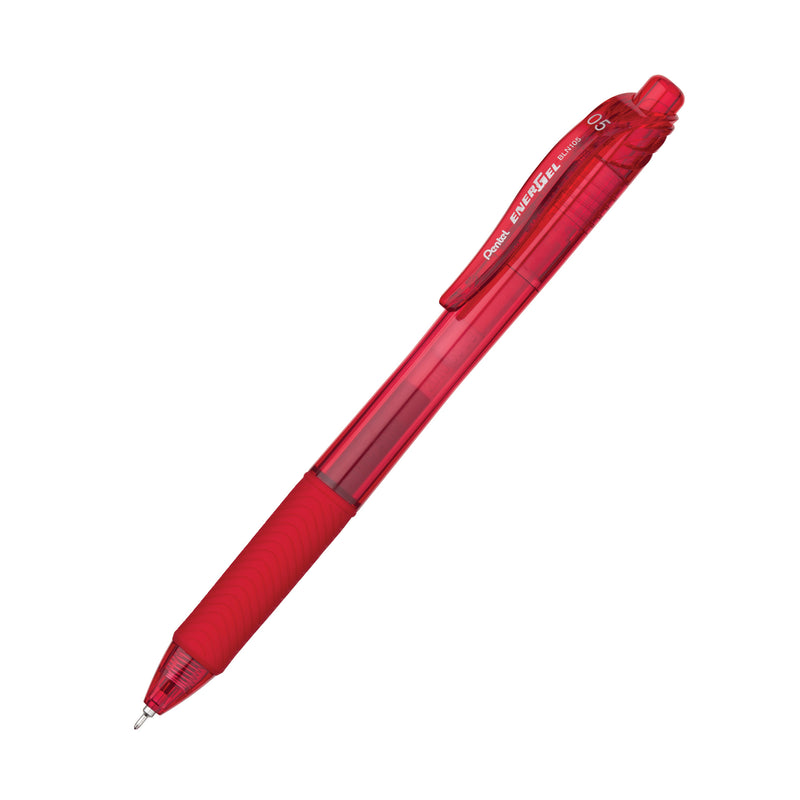 Energel X Red 0.5mm Retractable Liquid Gel Pen