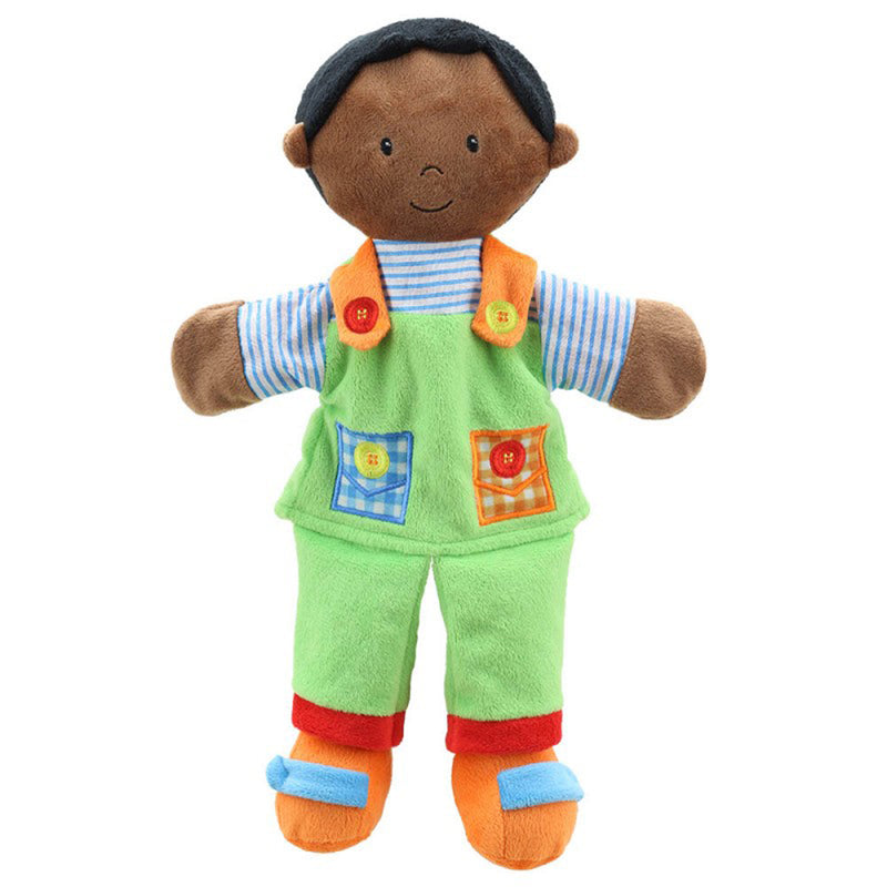 Story Telling Puppets Boy Dark Skin