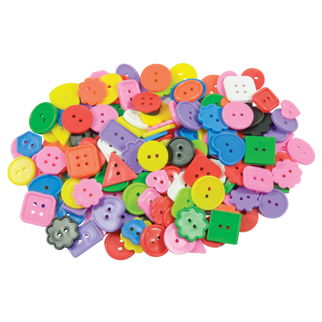 (2 Pk) Craft Buttons Asst 1lb Per Pk