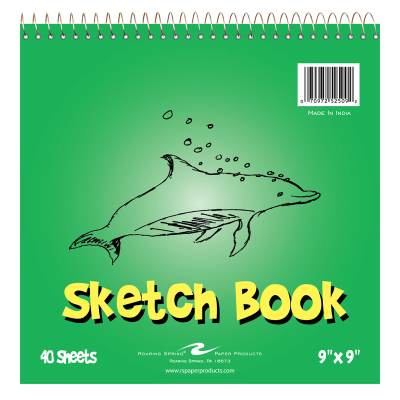 Kids Sketch Book 9x9 40 Sheets