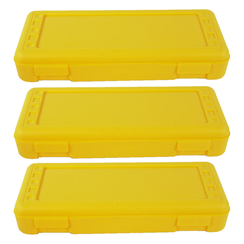 (3 Ea) Ruler Box Yellow