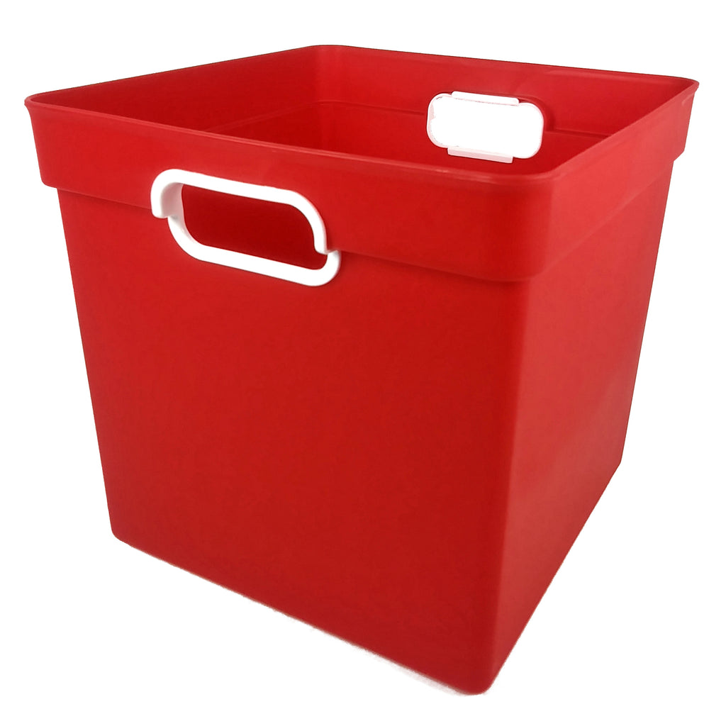 Cube Bin Red