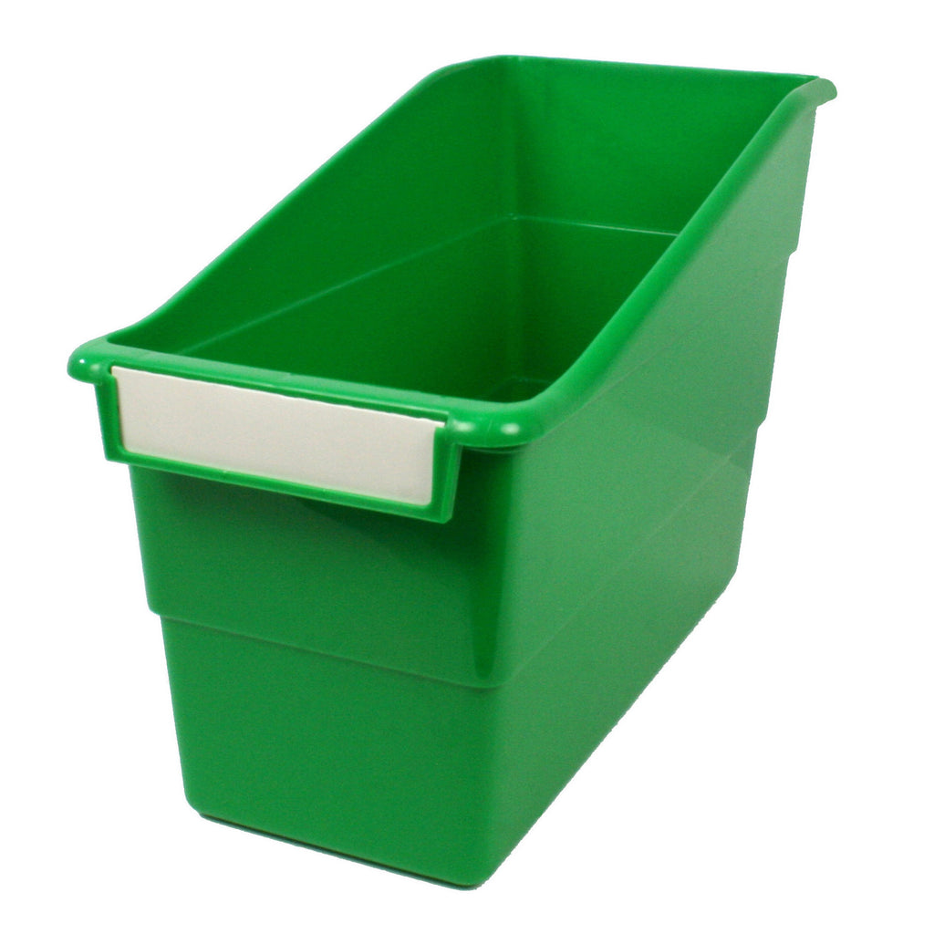 Green Shelf File With Label Holder Standard