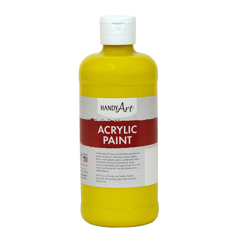 Acrylic Paint 16 Oz Chrome Yellow