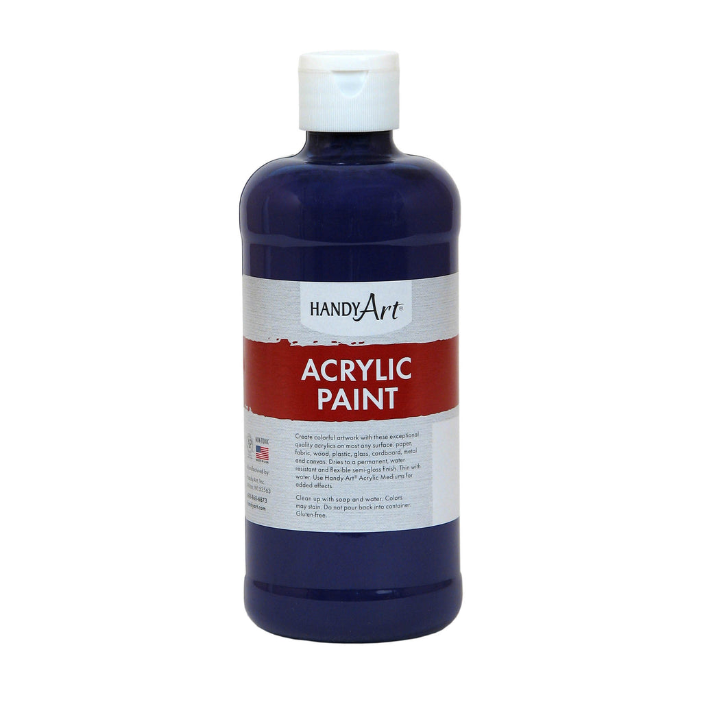 (3 Ea) Acrylic Paint 16 Oz Violet