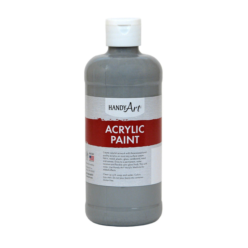 Acrylic Paint 16 Oz Gray
