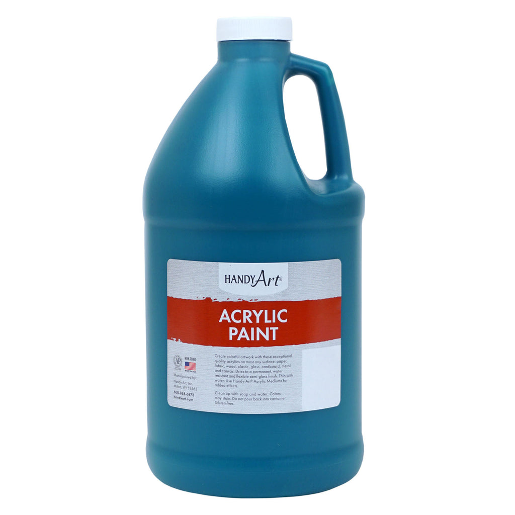 Paint Half Gallon Phthalo Green Acrylic