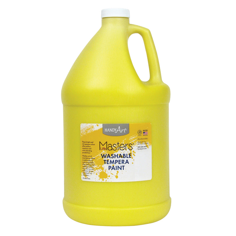 Little Masters Yellow 128oz Washable Paint