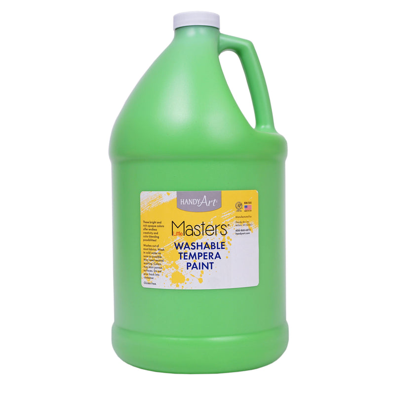 Washble Tempera Paint Gallon Lt Grn Little Masters