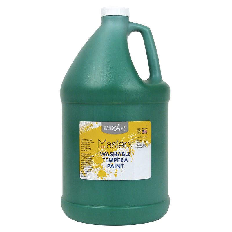 Little Masters Green 128oz Washable Paint
