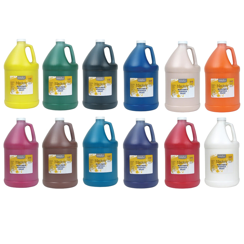 128oz Washable Tempera All Colors Handy Art