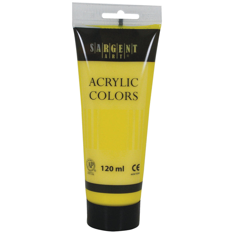 Acrylic Paint Tube, 120 ml, Yellow-Primary Yellow