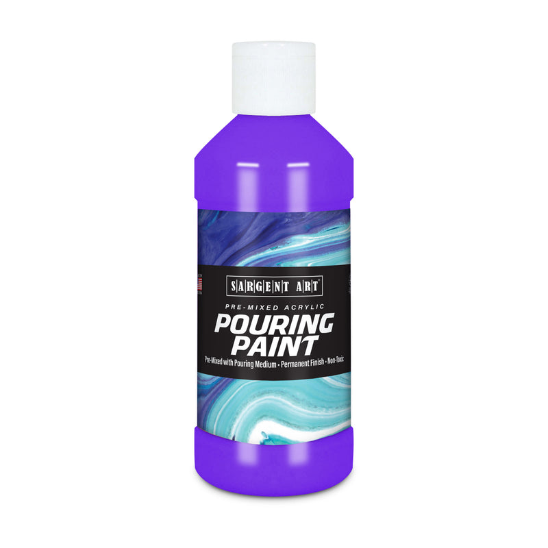 8oz Pouring Paint Acrylic Violet