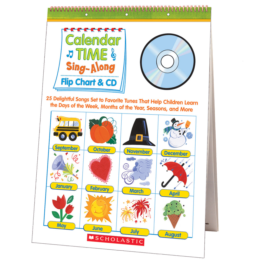 Calendar Time Sing Along Flip Chart And Cd