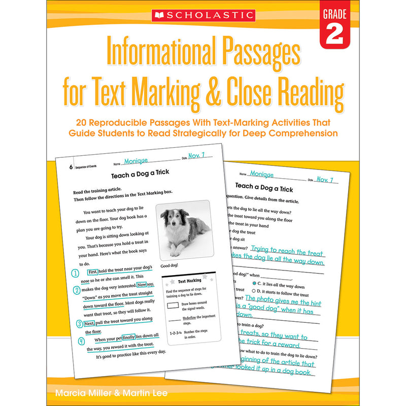 Gr 2 Informational Passages For Text Marking & Close Reading