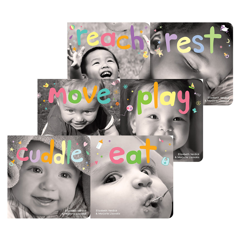 Happy Healthy Baby Board Books, Set of 6, English
