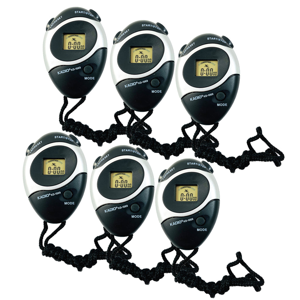(6 Ea) Digital Stopwatch