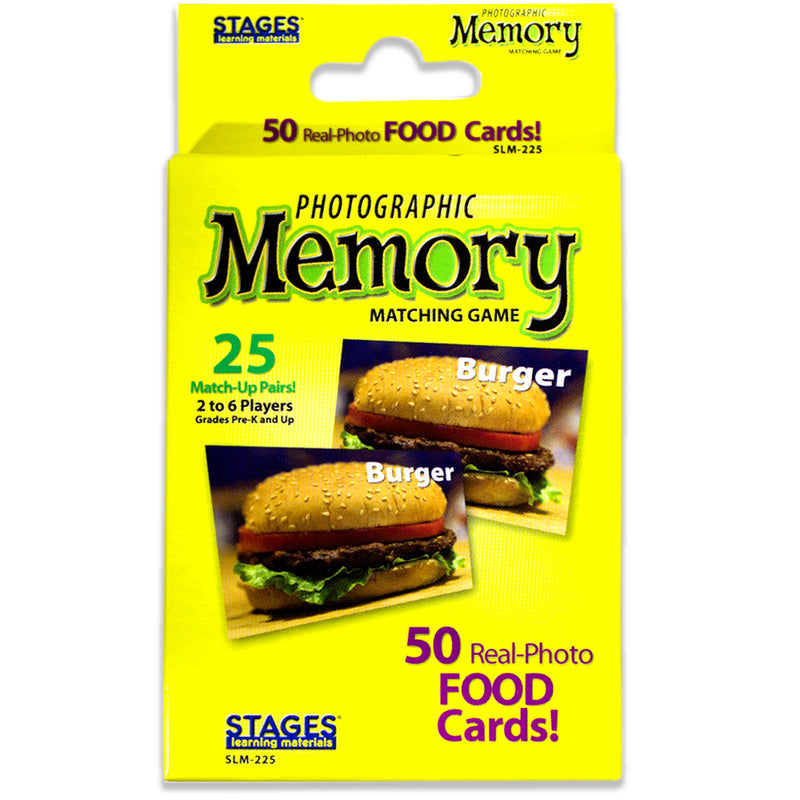 Food Photographic Memory Matching Game