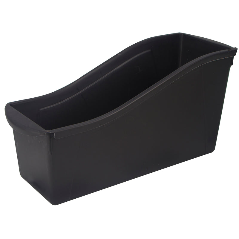 Large Book Bin Black