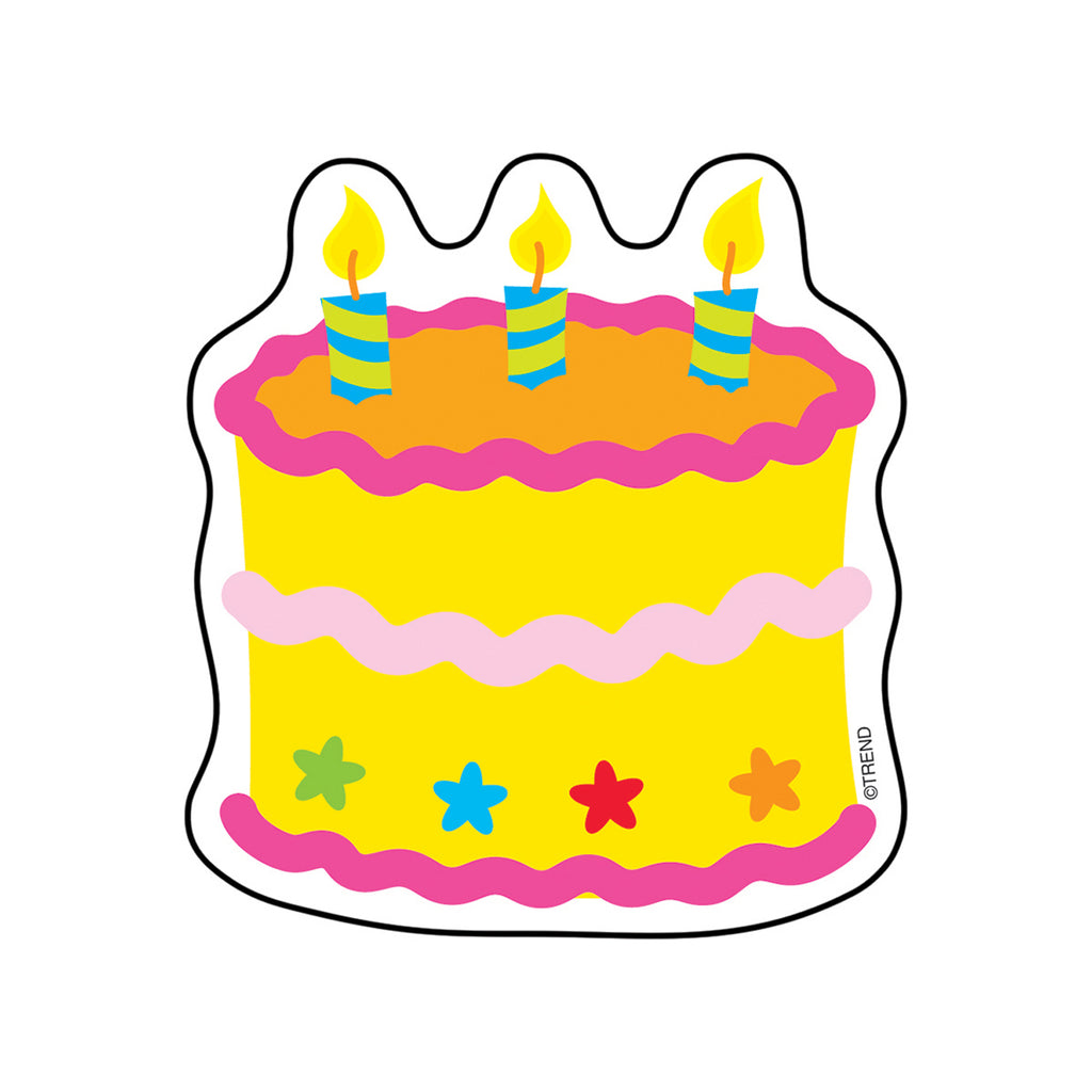(6 Pk) Mini Accents Birthday Cake 36 Per Pk 3in