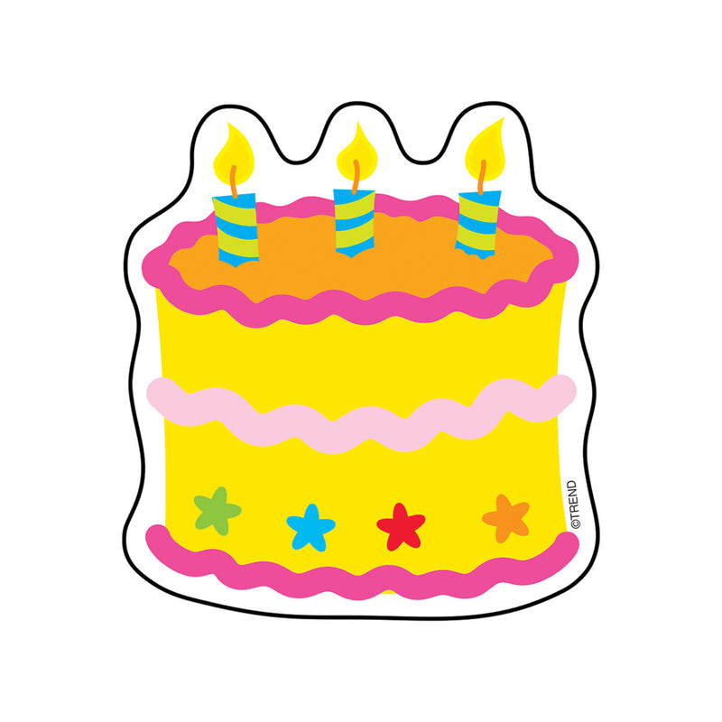 (6 Pk) Mini Accents Birthday Cake 36 Per Pk 3in