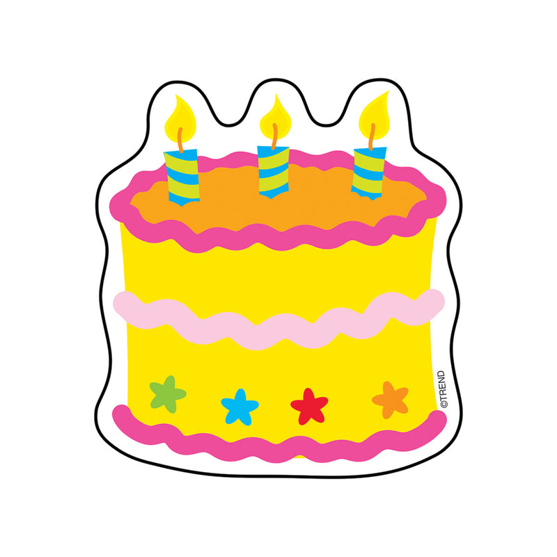Mini Accents Birthday Cake 36pk 3in