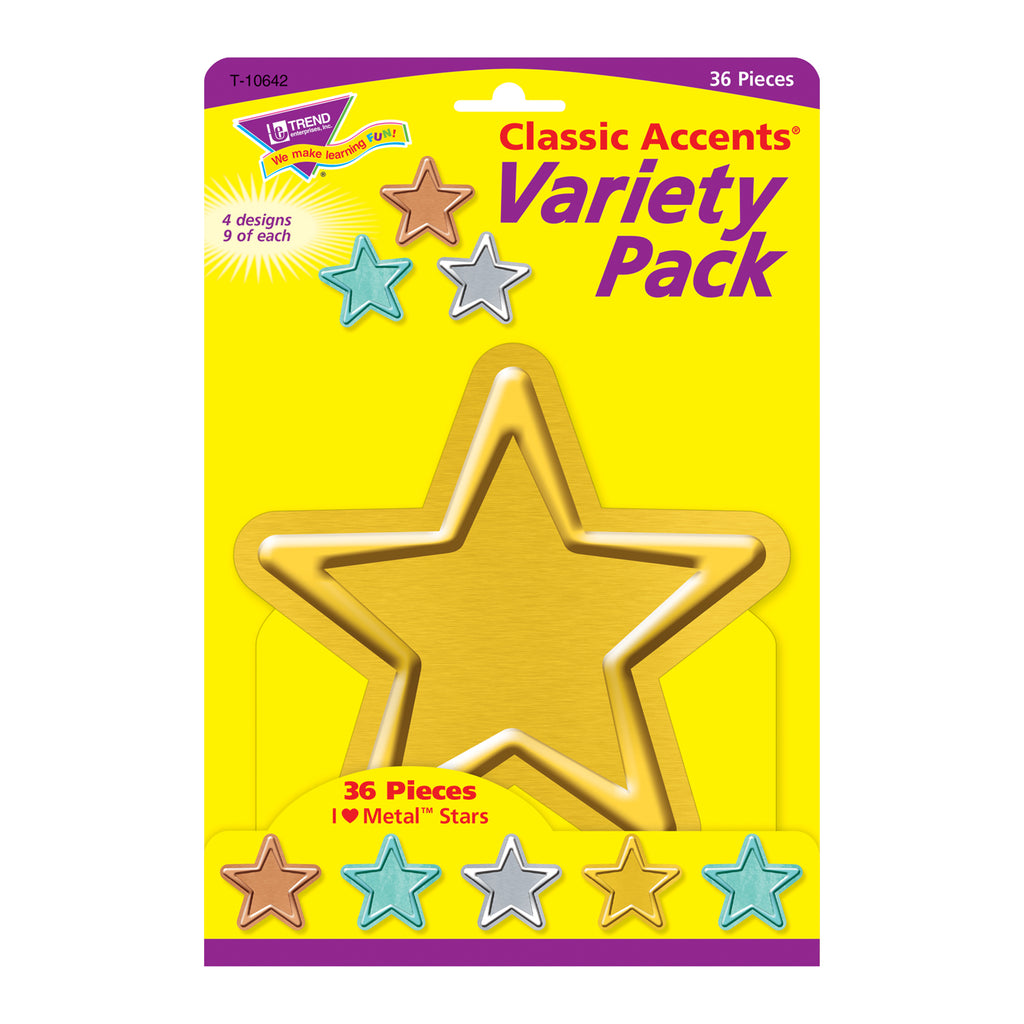 Stars Classic Accents Var Pack I Heart Metal