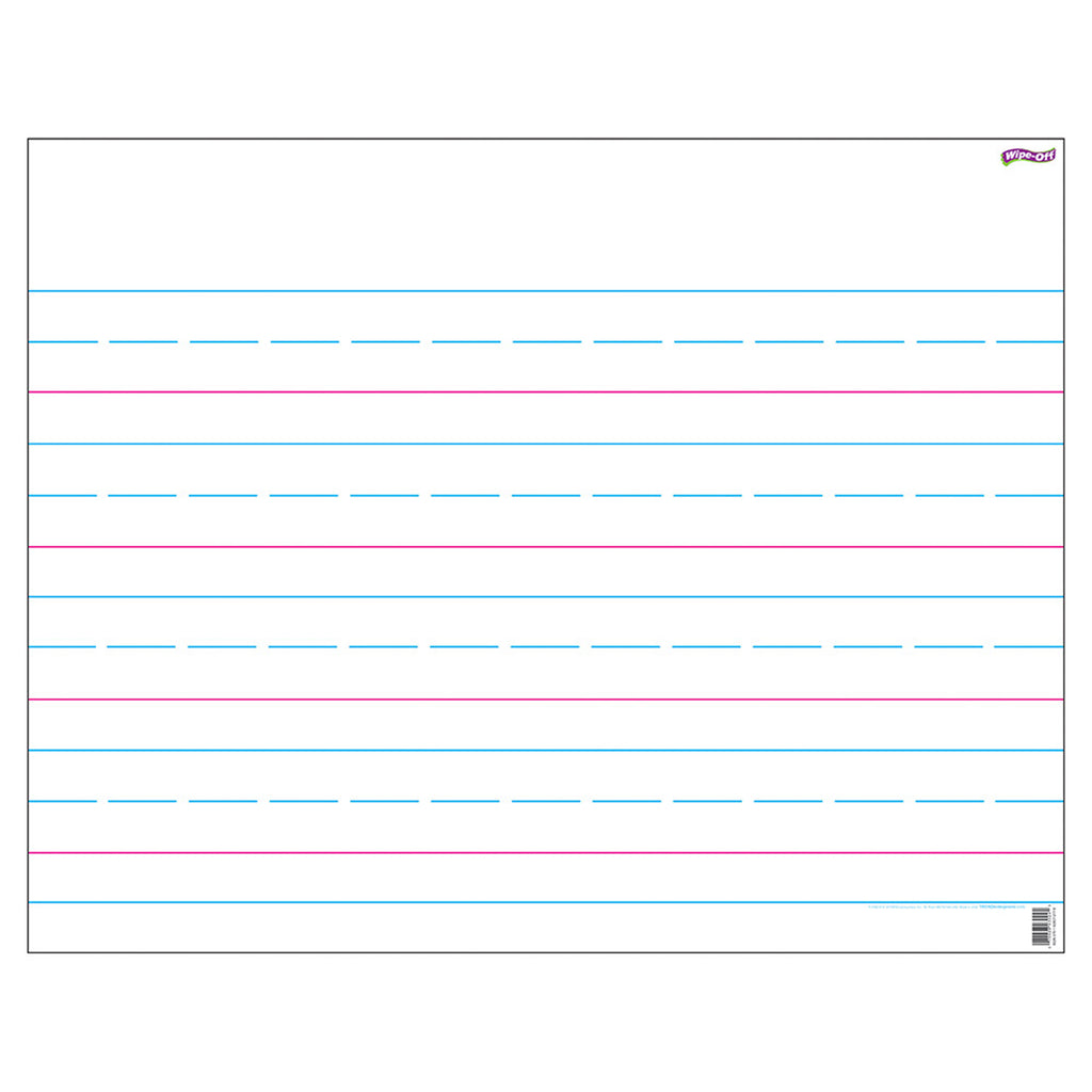 Wipe-off Chart Handwriting Paper 22 X 28