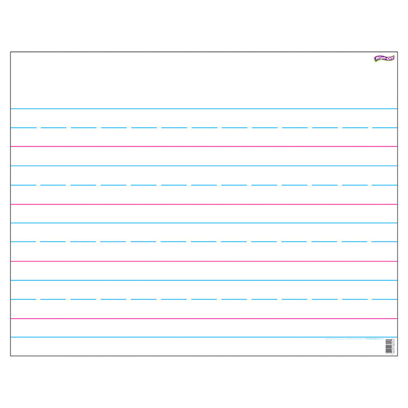 Wipe-off Chart Handwriting Paper 22 X 28