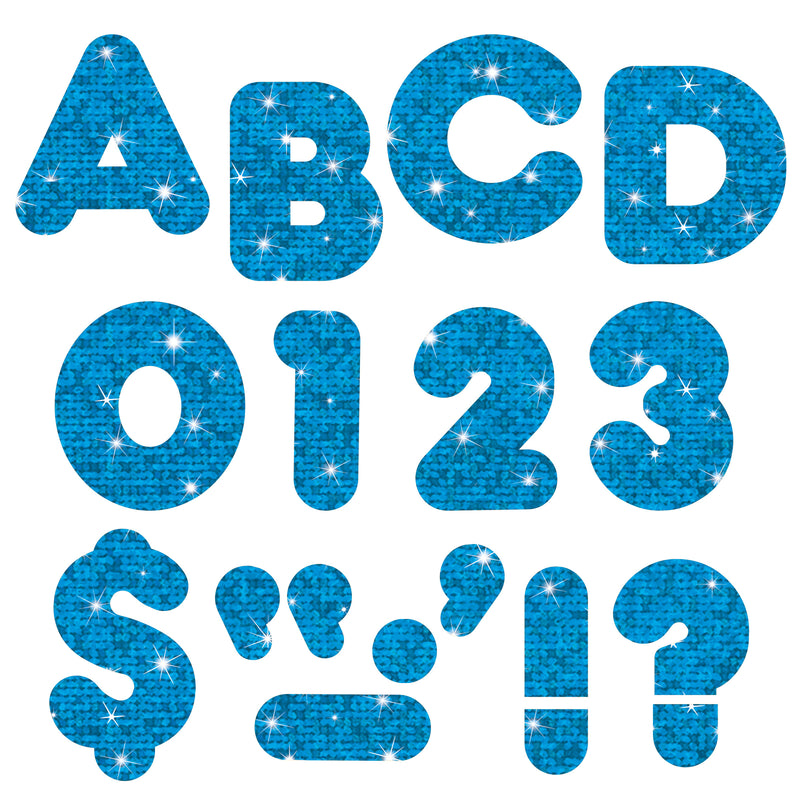 Ready Letters 4 Casual Blue Sparkle
