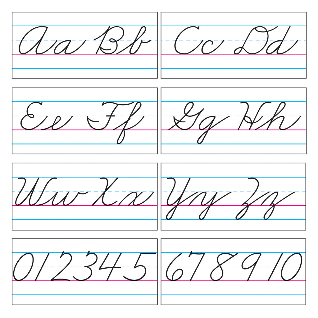 Bb Set Cursive Zaner-bloser 18