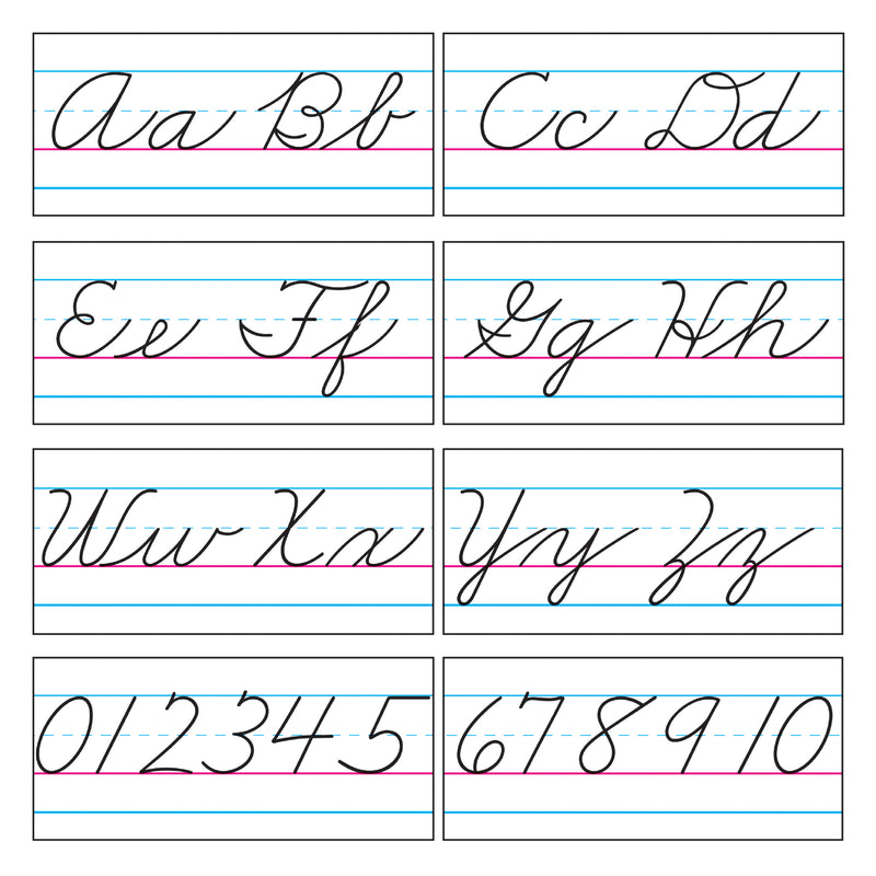 Bb Set Cursive Zaner-bloser 18
