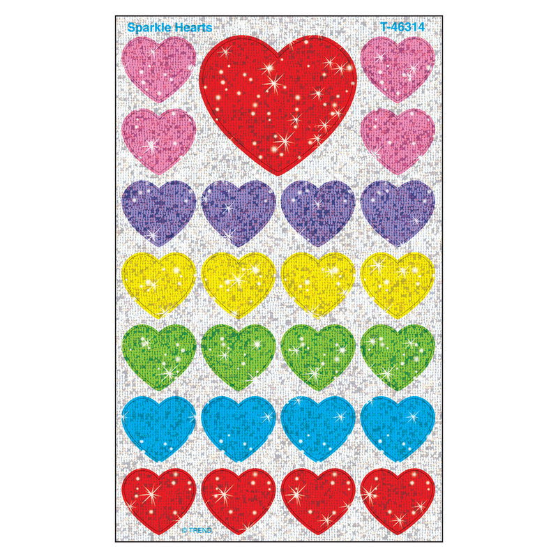 (6 Pk) Supershapes Stickers Sparkle