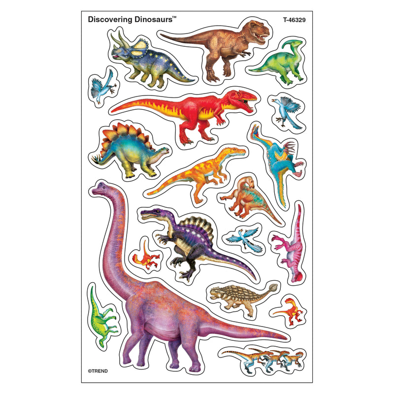 Discovering Dinosaurs Supershapes Stickers Large