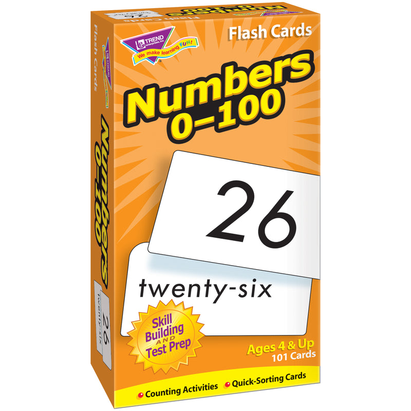 Flash Cards Numbers 0-100 101-box
