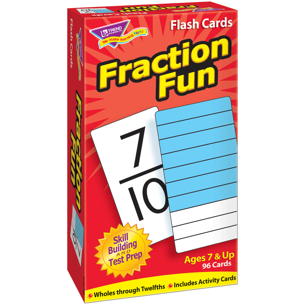 Flash Cards Fraction Fun 96-box
