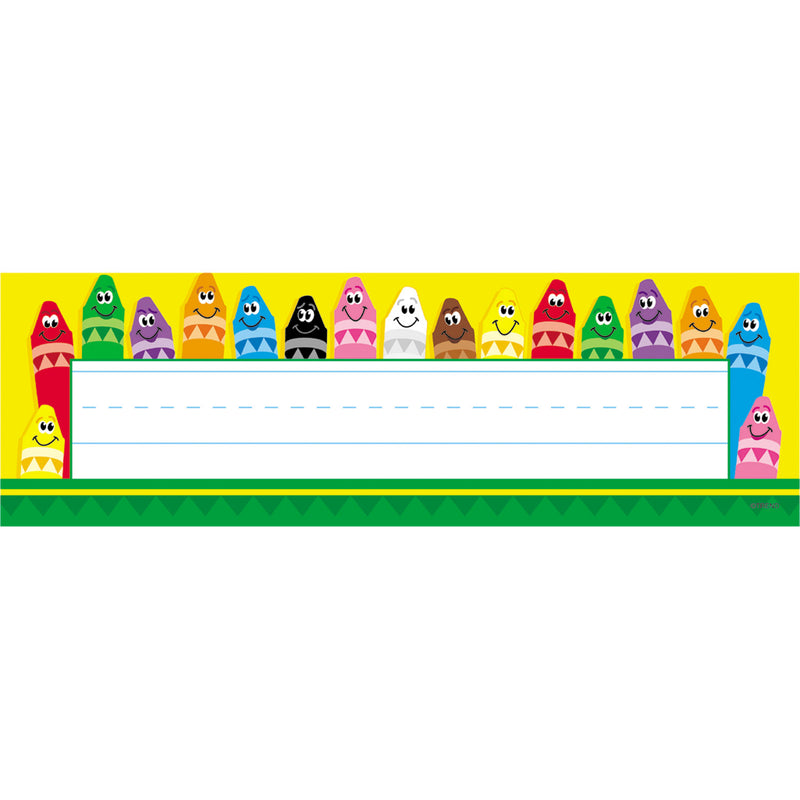 Desk Toppers Colorful 36-pk 2x9 Crayons